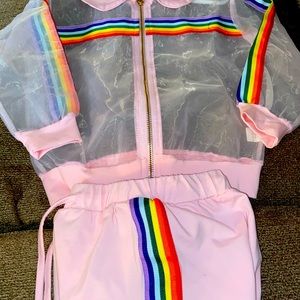 Jacket with matching shorts